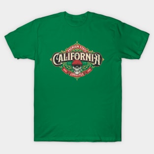 California lifestyle premium state vintage label T-Shirt